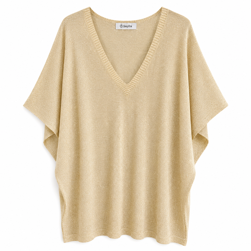 Haut Maille Lurex – Doré