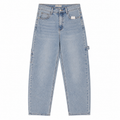 Jean Cargo Wide Leg Bleu Clair