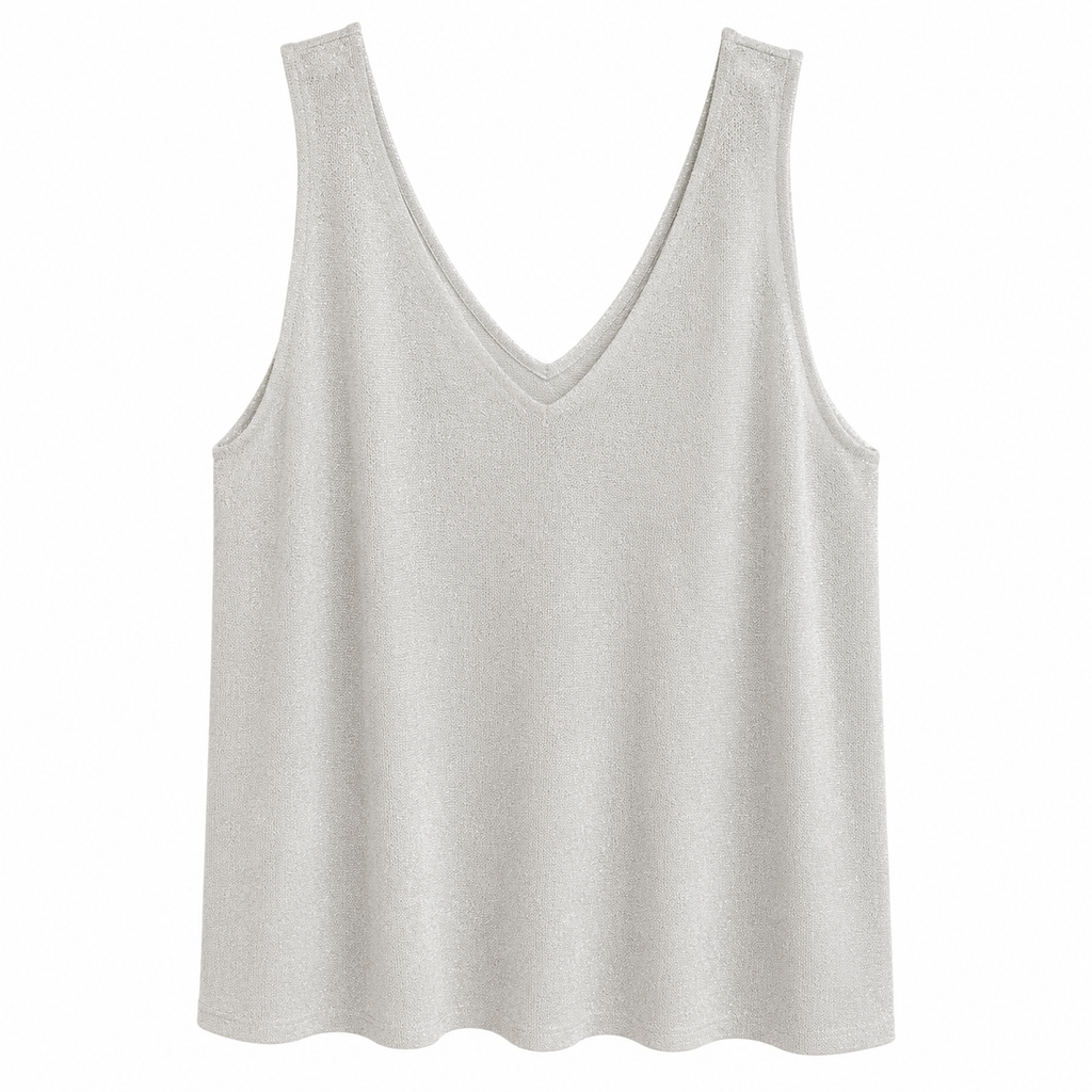Haut Maille Lurex Gris - Argenté