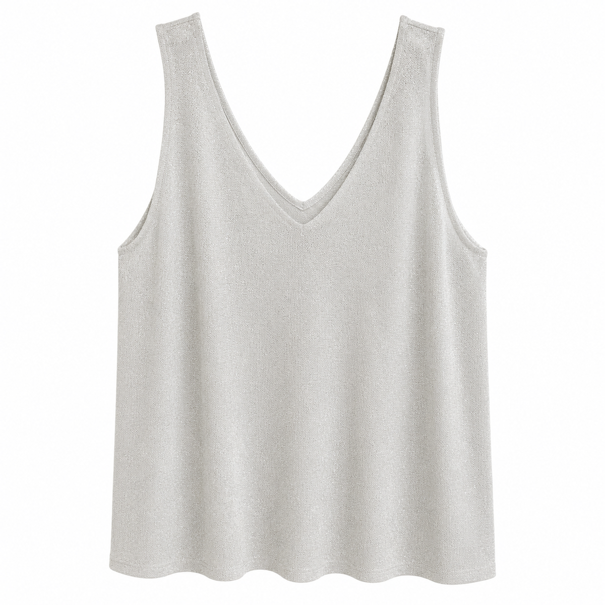 Haut Maille Lurex Gris - Argenté